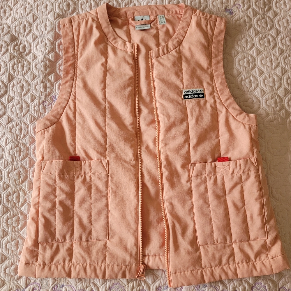 Adidas women's R.Y.V vest in "trace pink" XS